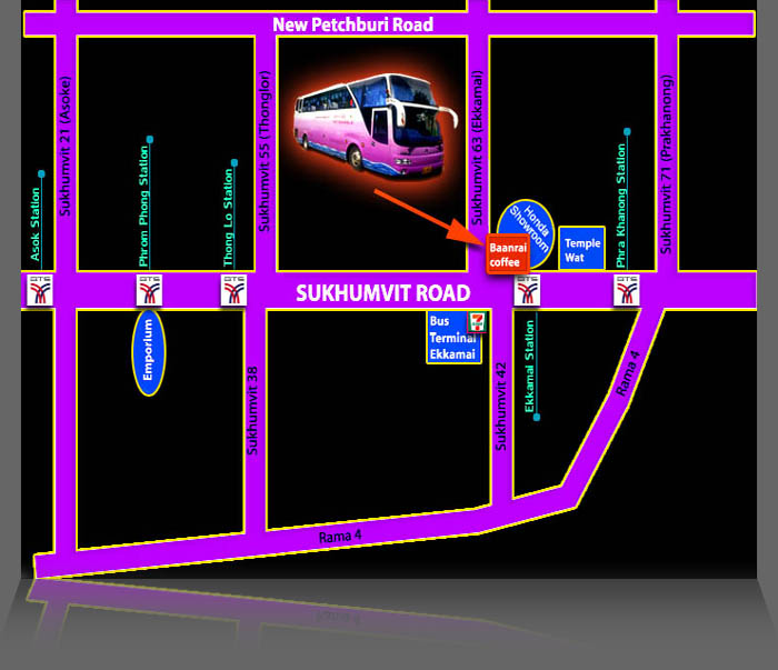 Quick Thai Visa Run Location Map Quick Thai Visa Run Location Map